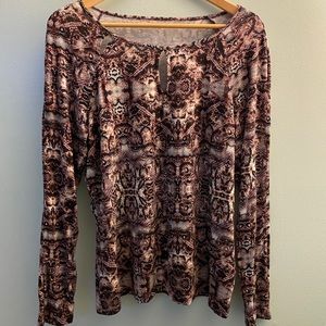 Jennifer Lopez Long Sleeve Blouse